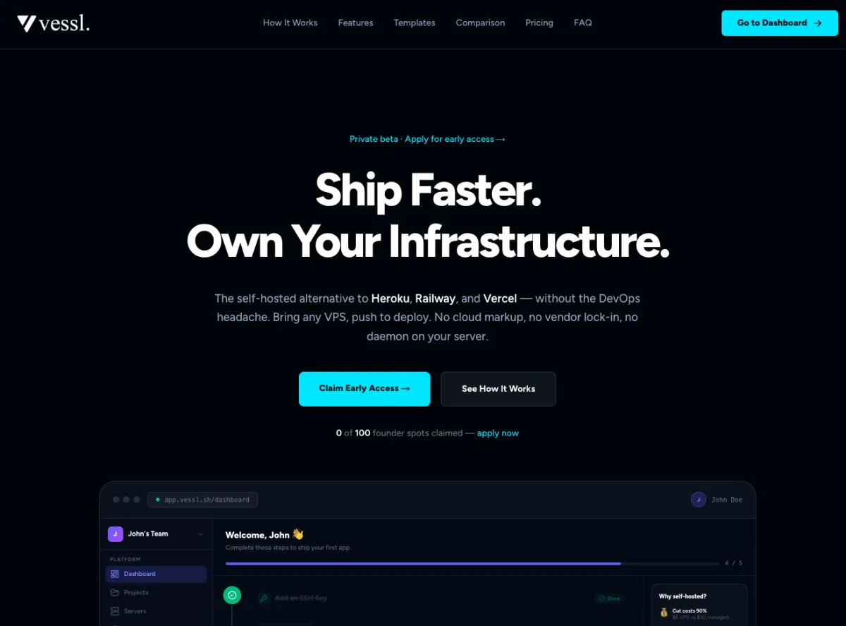 Vessl Mockup
